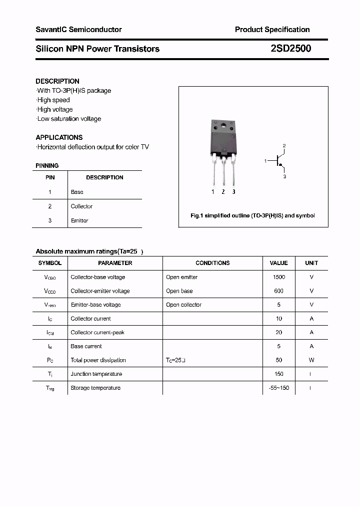 2SD2500_4386574.PDF Datasheet