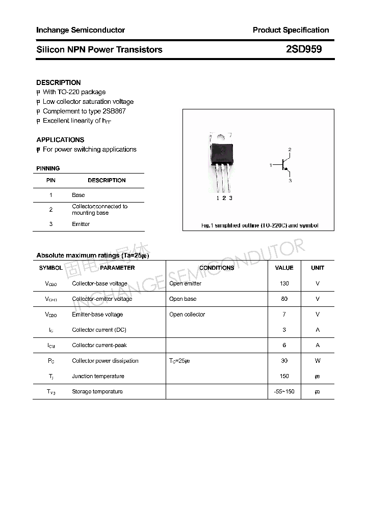 2SD959_4305704.PDF Datasheet