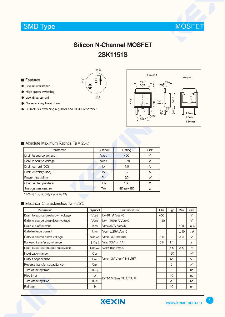 2SK1151S_4327706.PDF Datasheet