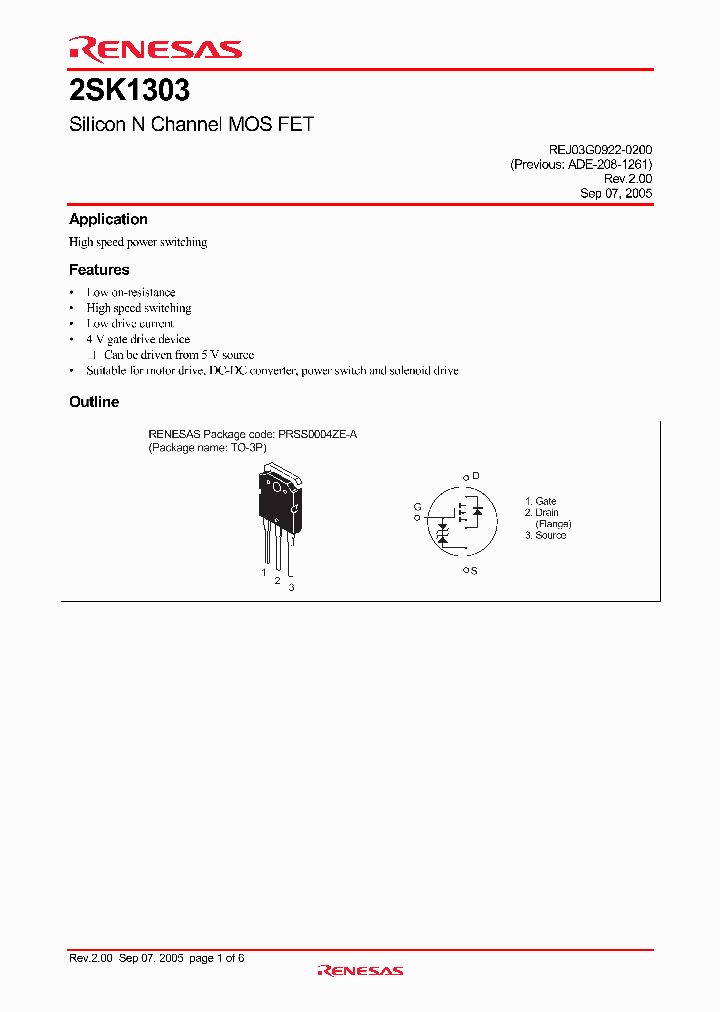 2SK1303-E_4255412.PDF Datasheet