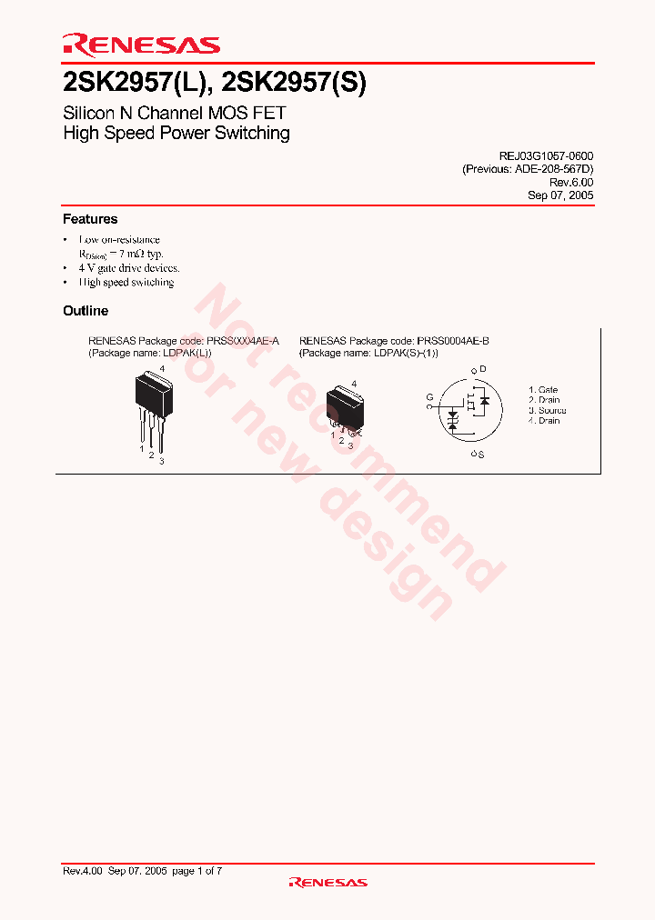 2SK2957STL-E_4325602.PDF Datasheet