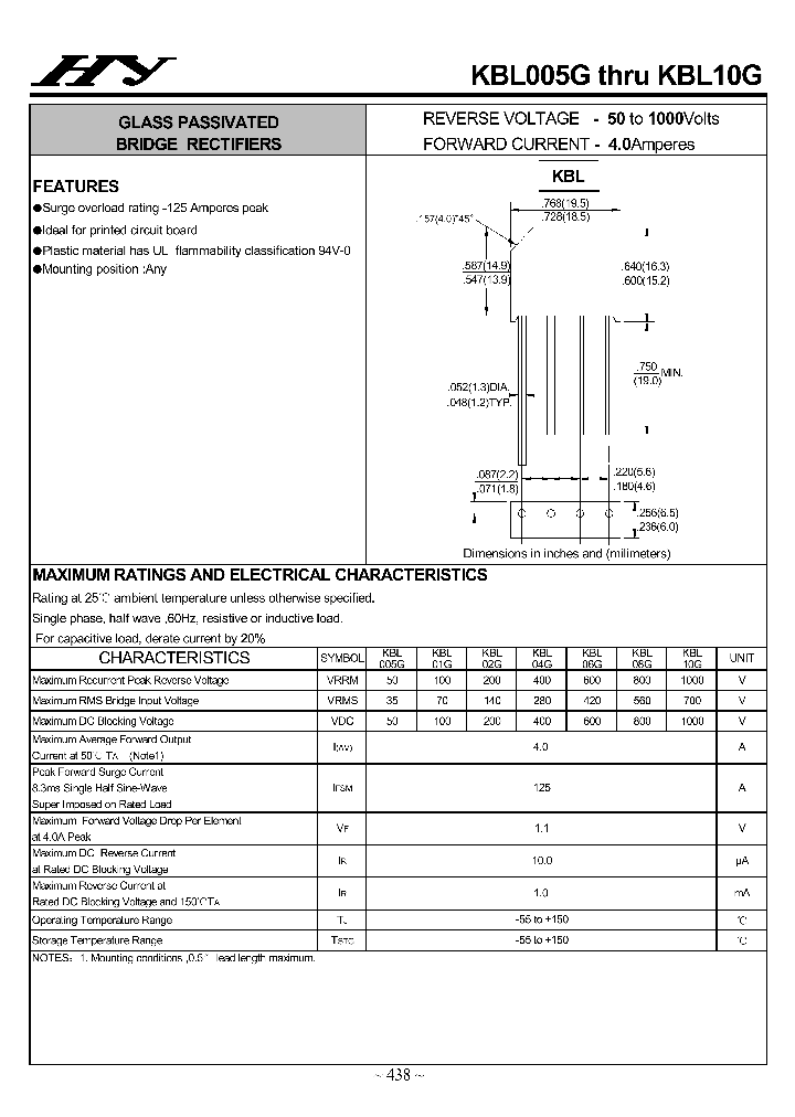 KBL005G-KBL10G_4504985.PDF Datasheet