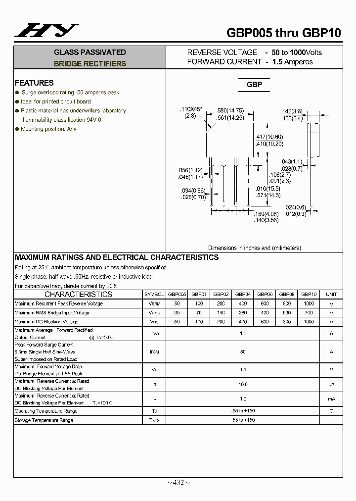 GBP005-GBP10_4504999.PDF Datasheet