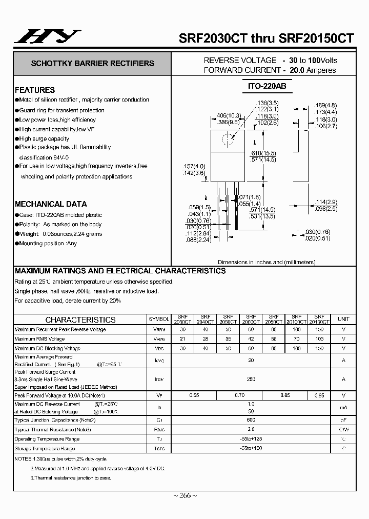 SRF2030CT-SRF20150CT_4504912.PDF Datasheet