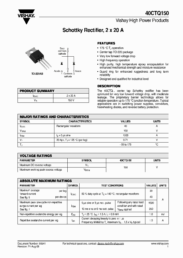 40CTQ150_4809804.PDF Datasheet