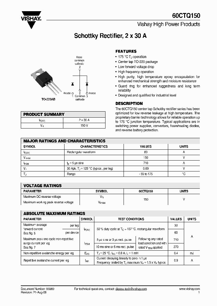 60CTQ150_4877365.PDF Datasheet