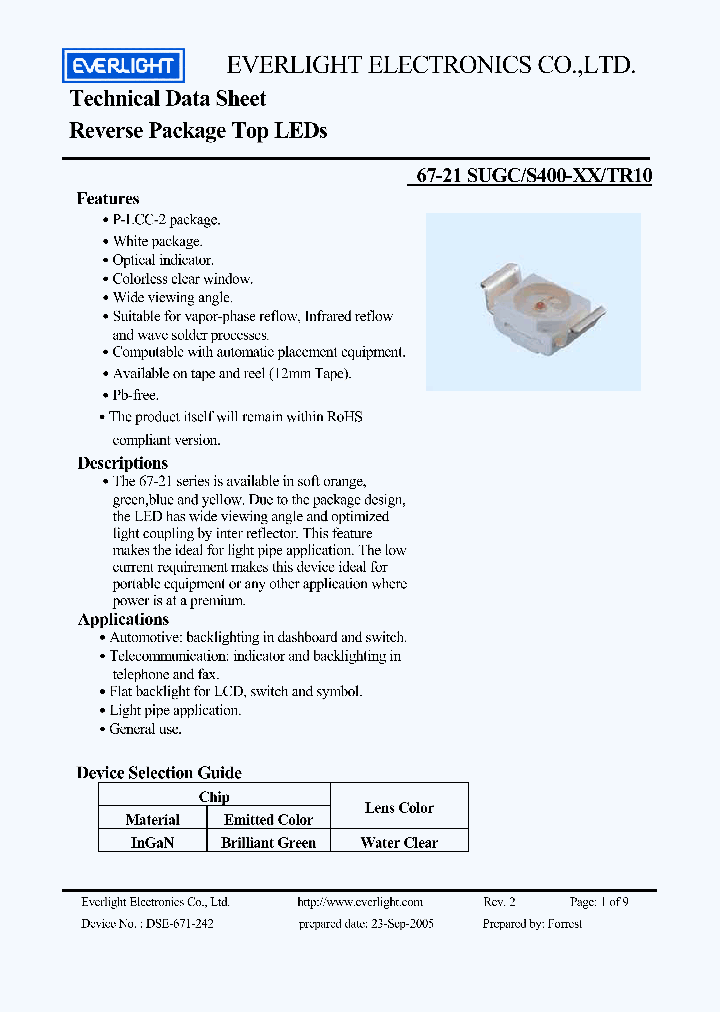 67-21SUGC-S400-A4-TR10_4531024.PDF Datasheet