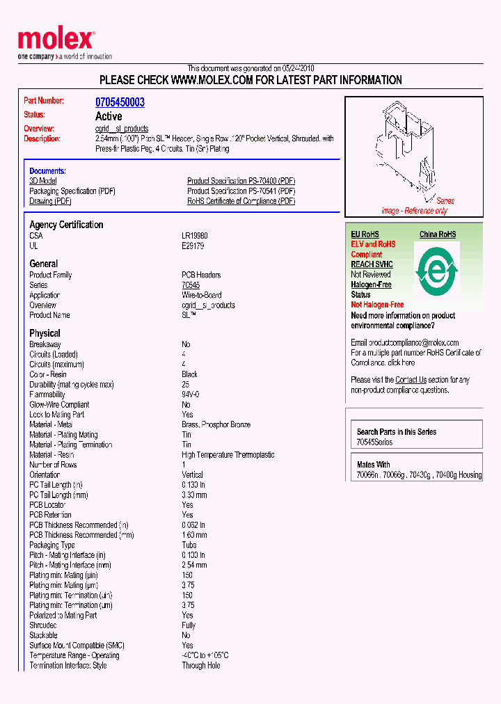 70545-0003_4884352.PDF Datasheet