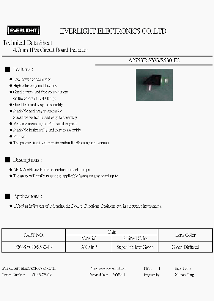 7363SYGDS530-E2_4855767.PDF Datasheet