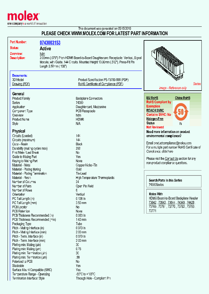 74300-3153_4878795.PDF Datasheet