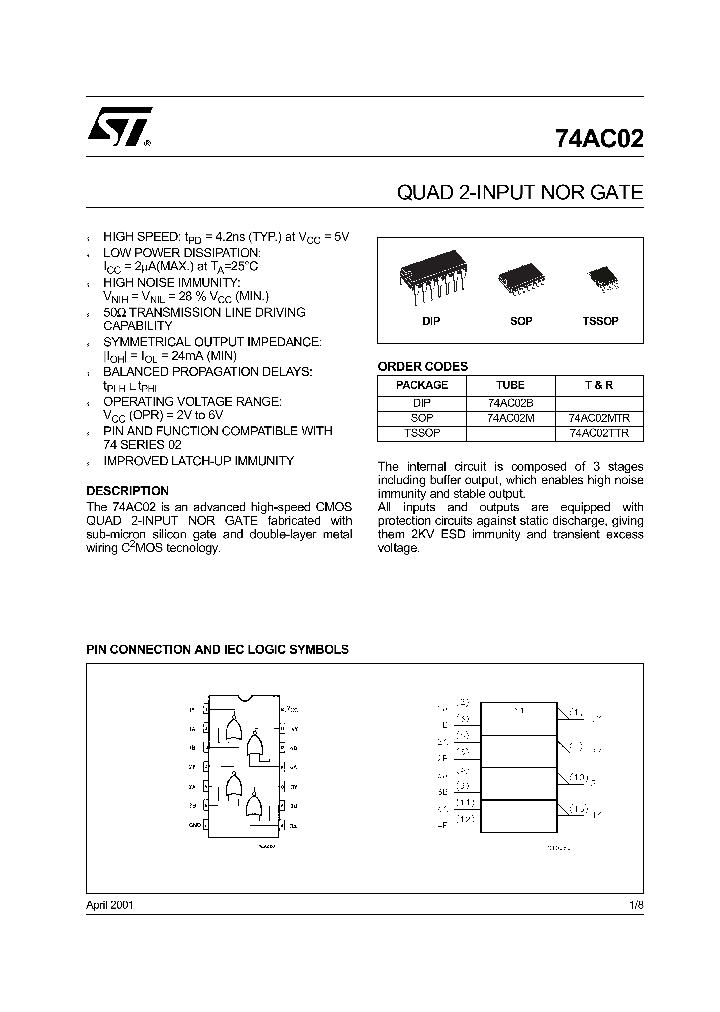 74AC0201_4548159.PDF Datasheet