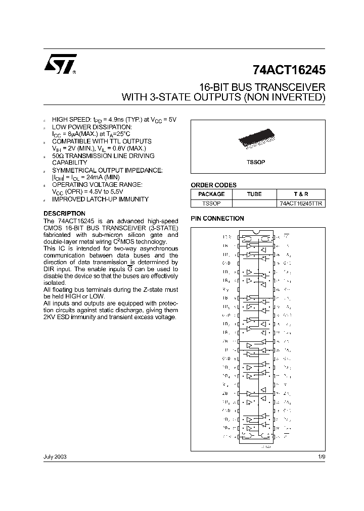 74ACT16245TTR_4310141.PDF Datasheet