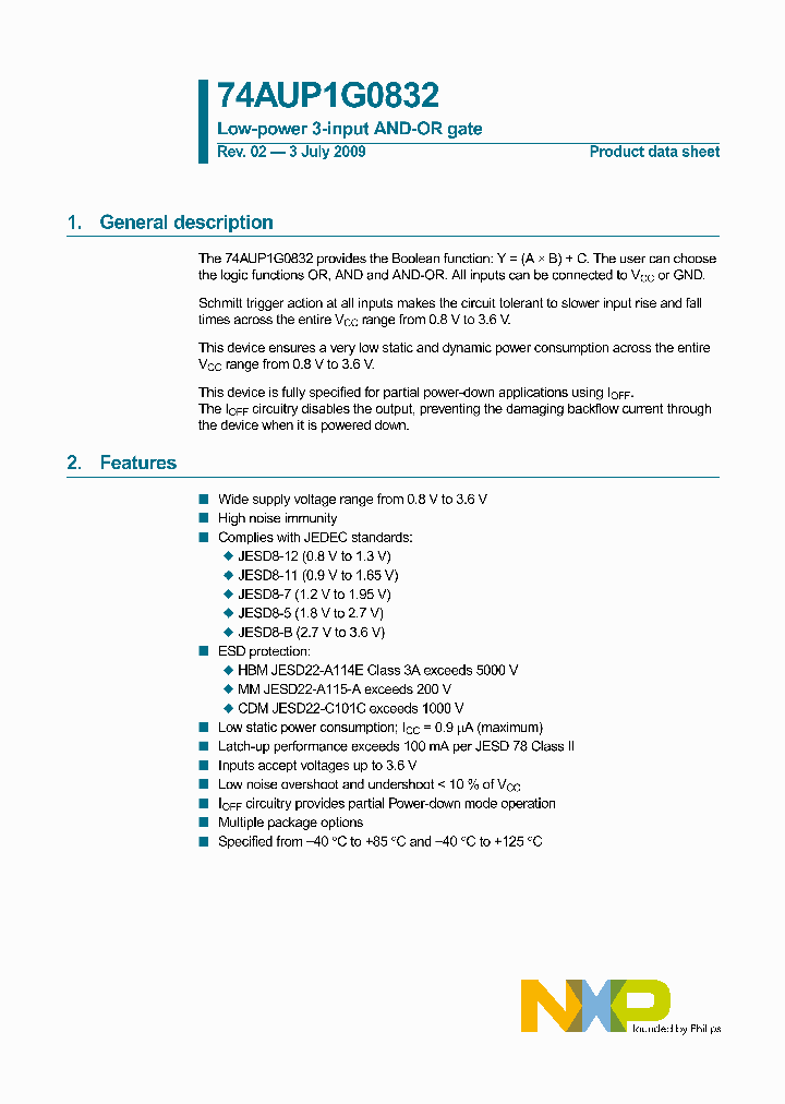 74AUP1G0832_4626764.PDF Datasheet