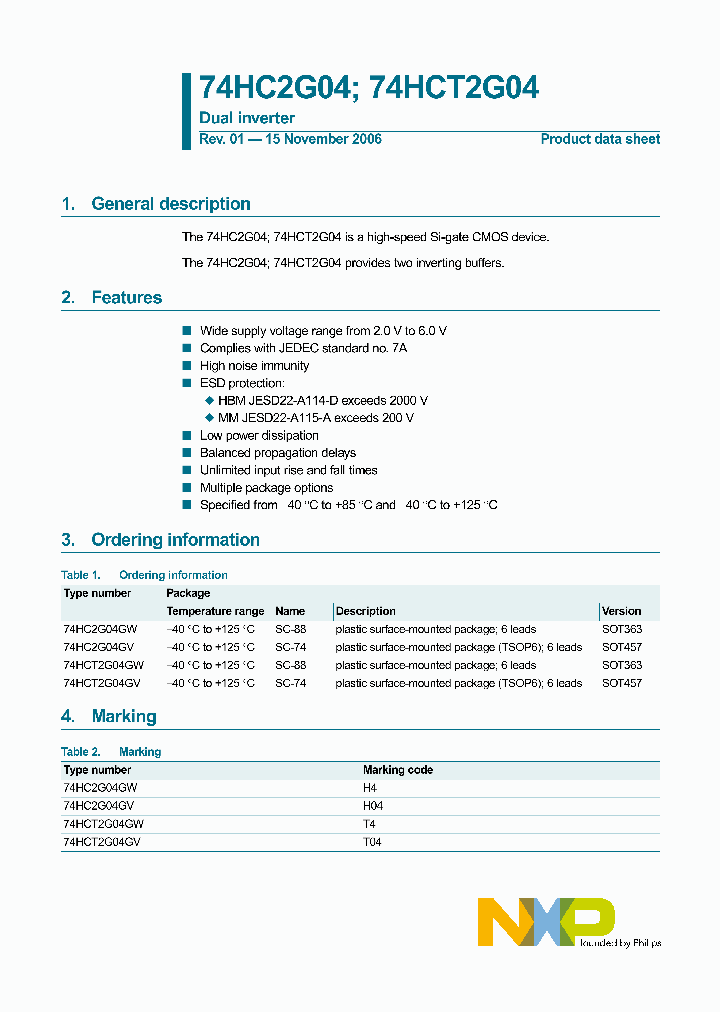 74HC2G04GV_4777081.PDF Datasheet