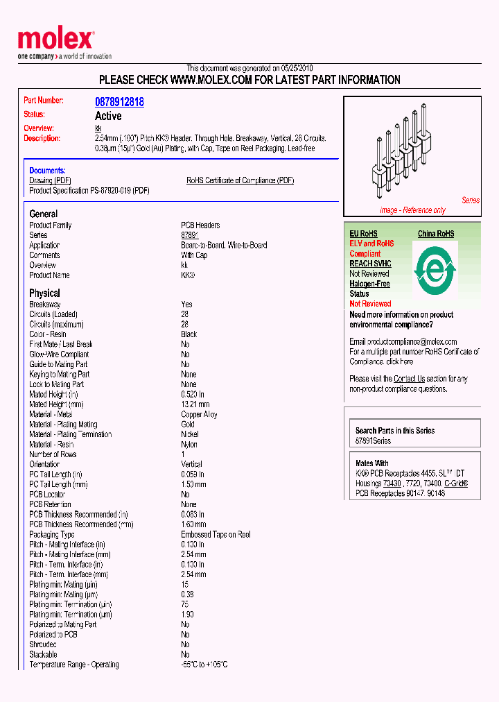 87891-2818_4873418.PDF Datasheet