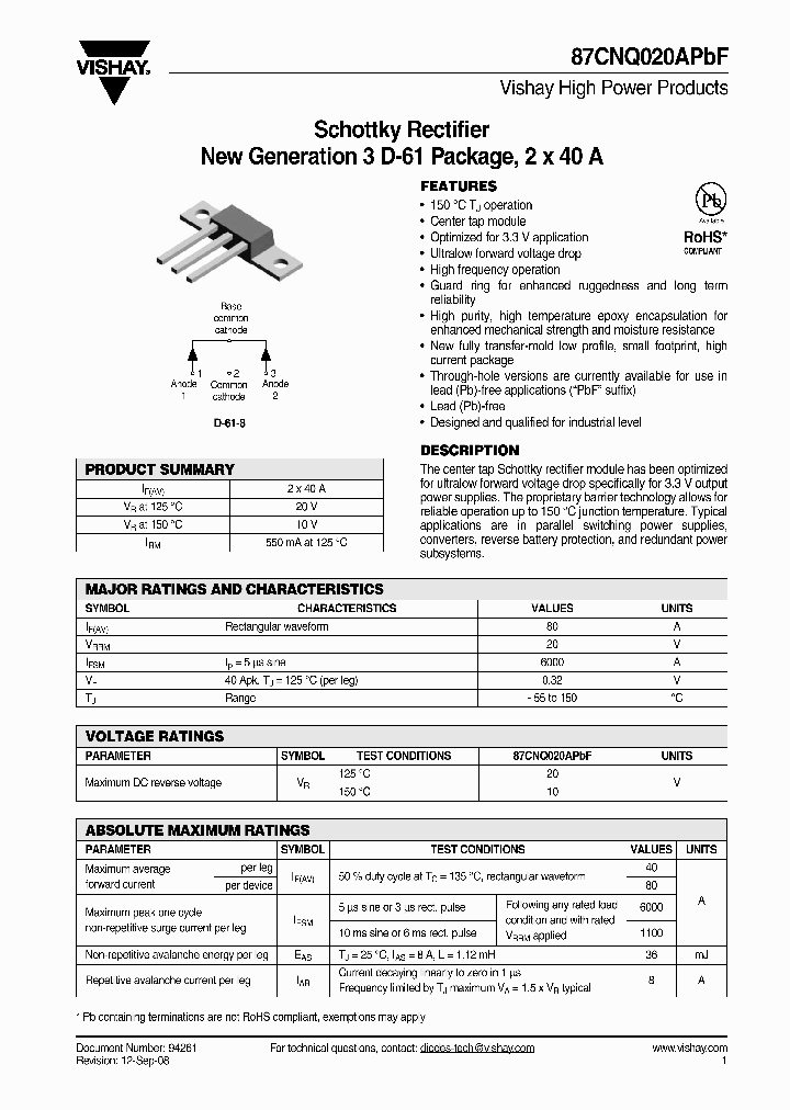 87CNQ020APBF_4787687.PDF Datasheet