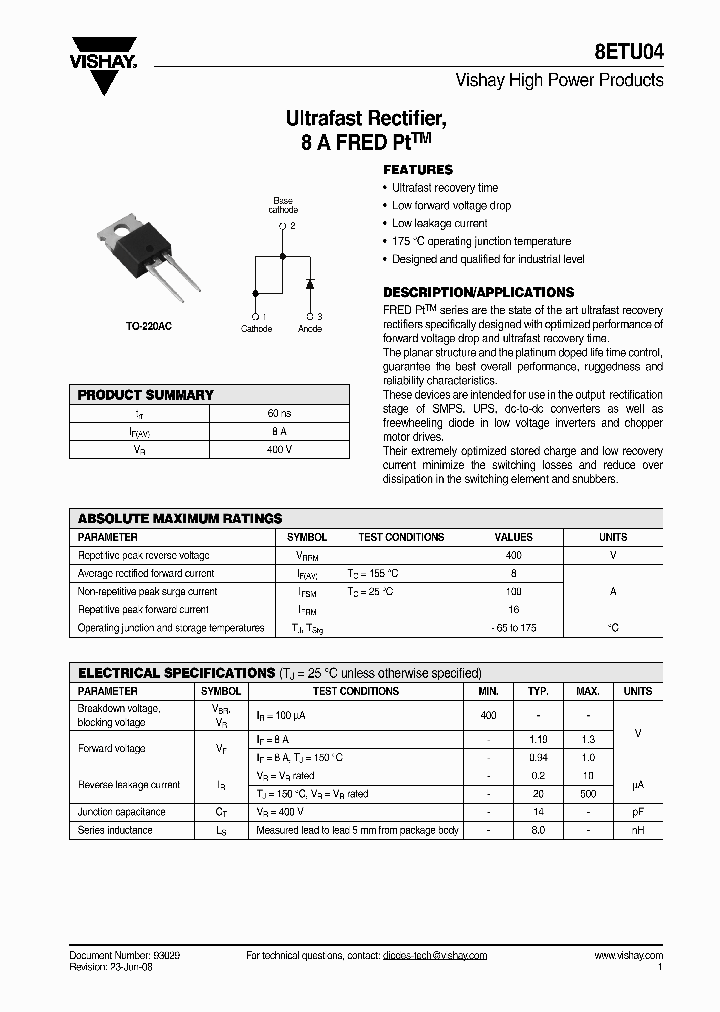 8ETU04_4362205.PDF Datasheet