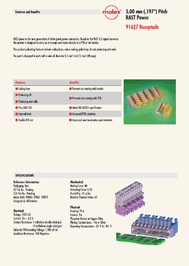 91627-5001_4716040.PDF Datasheet