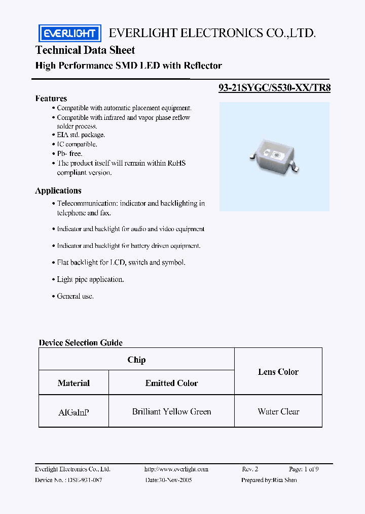 93-21SYGCS530-XXTR8_4916795.PDF Datasheet