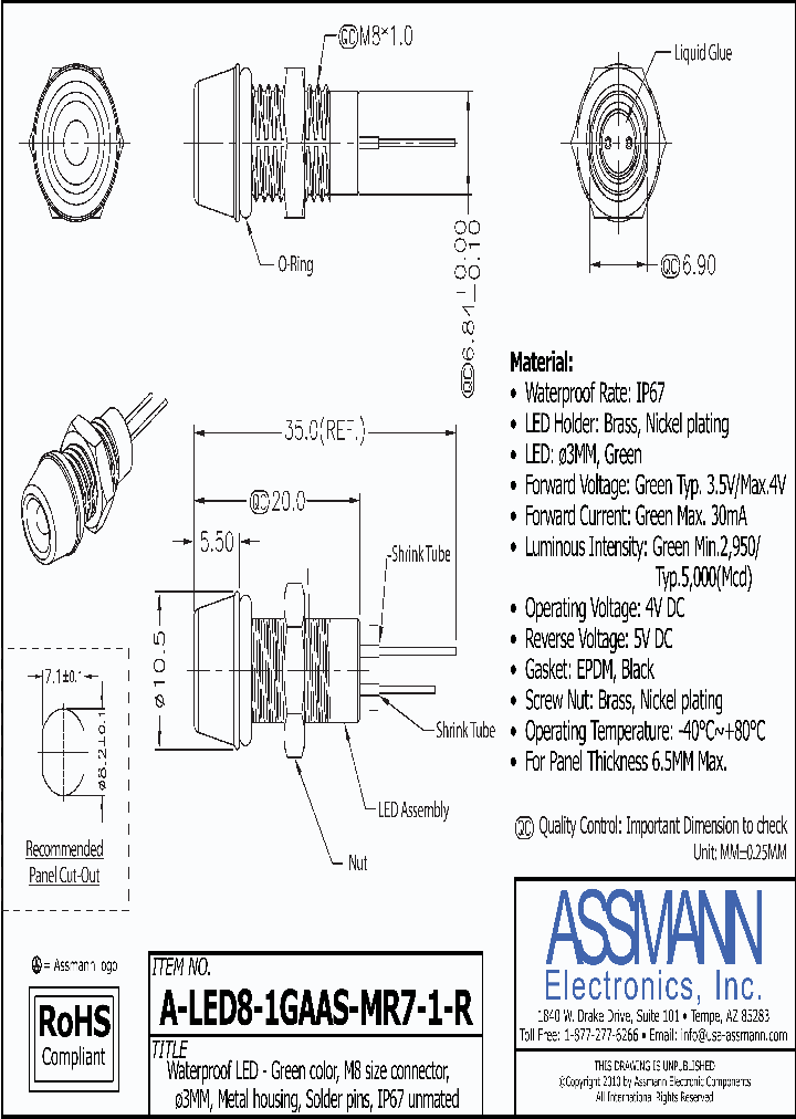 A-LED8-1GAAS-MR7-1-R_4918777.PDF Datasheet