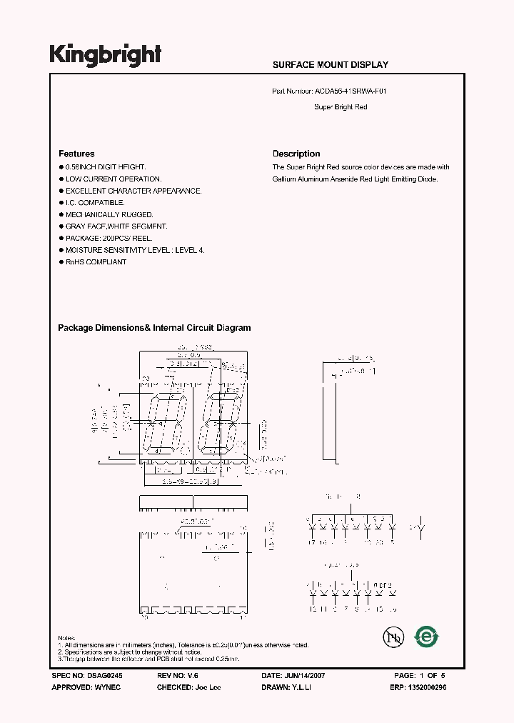 ACDA56-41SRWA-F01_4169257.PDF Datasheet