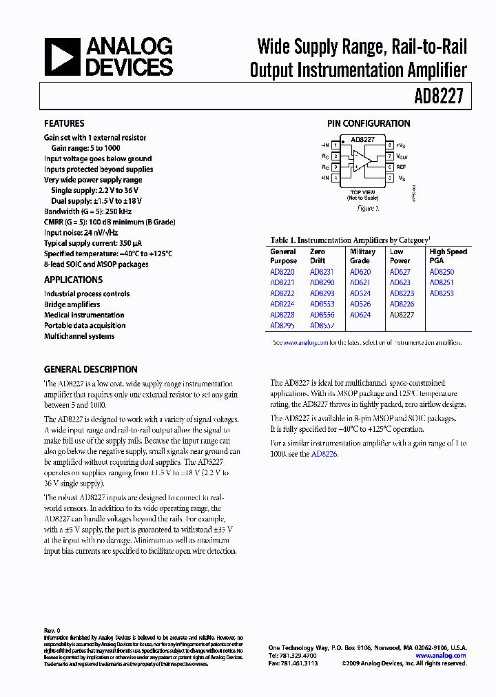 AD8227ARMZ_4659578.PDF Datasheet