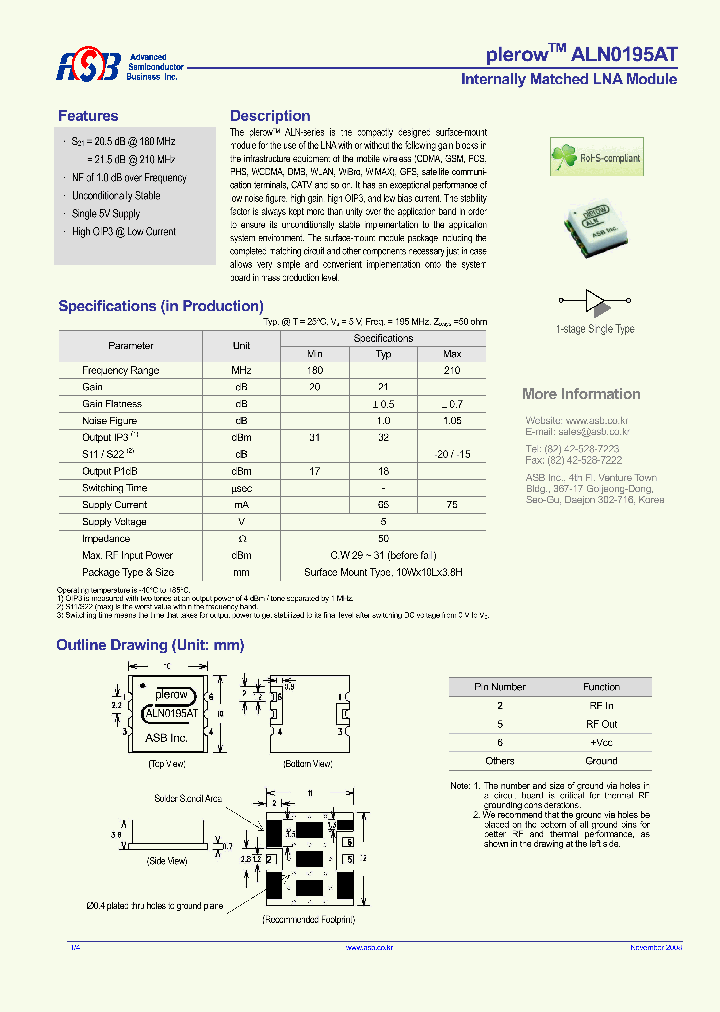 ALN0195AT_4607355.PDF Datasheet