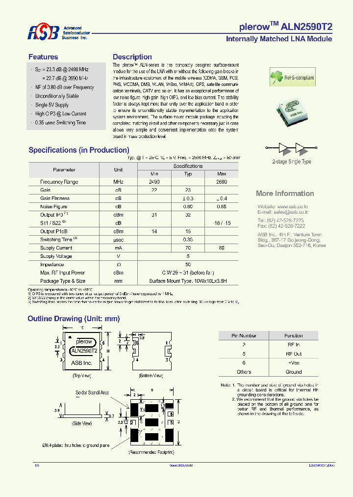 ALN2590T2_4466386.PDF Datasheet