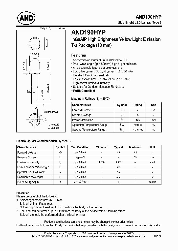 AND190HYP_4444568.PDF Datasheet