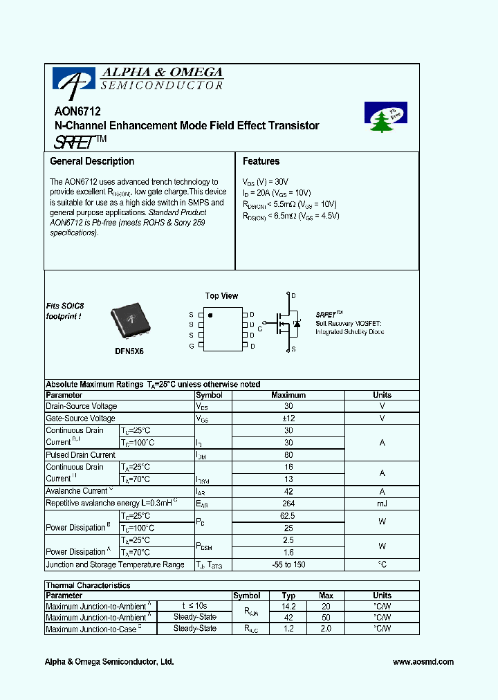 AON6712_4344610.PDF Datasheet