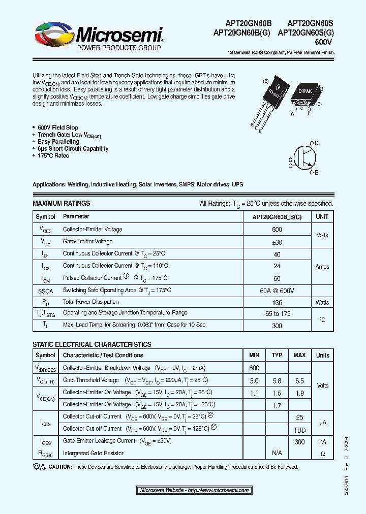 APT20GN60B_4671504.PDF Datasheet