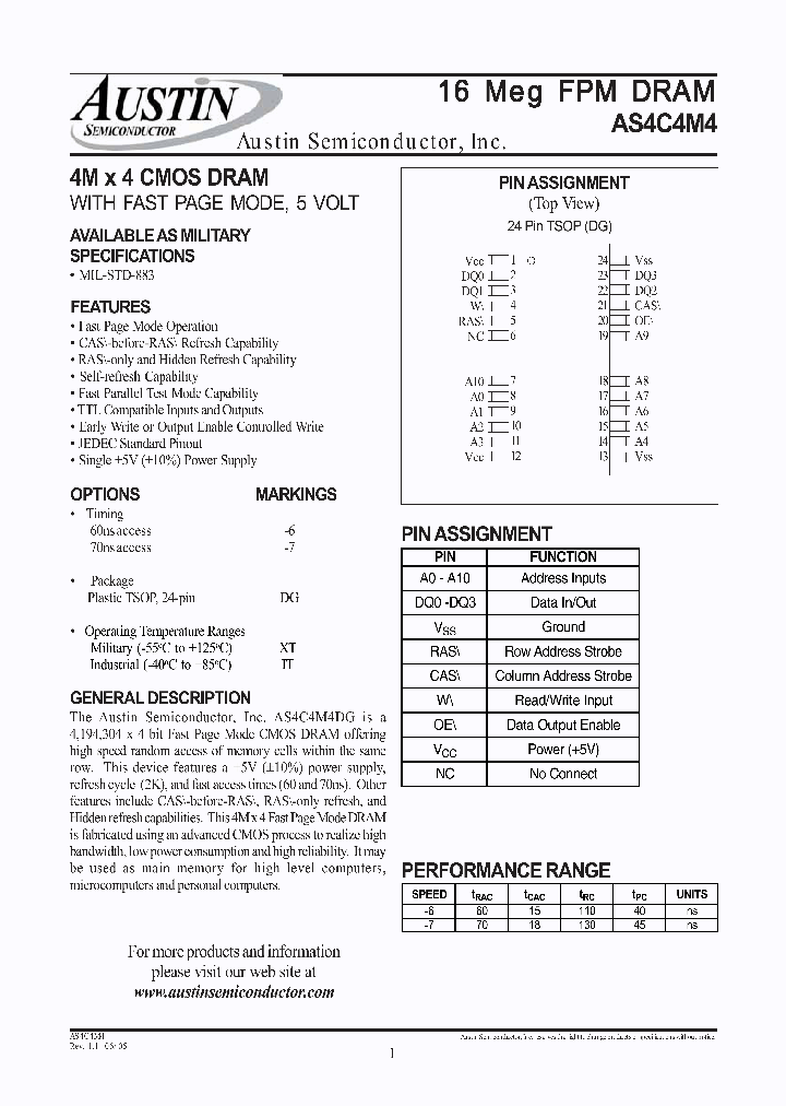 AS4C4M4DG-7IT_4815112.PDF Datasheet