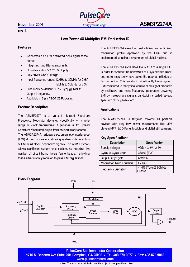 ASM3P2274A_4442707.PDF Datasheet