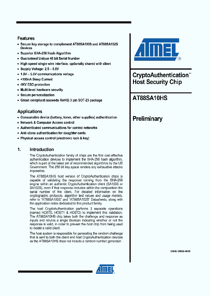 AT88SA10HS_4594020.PDF Datasheet