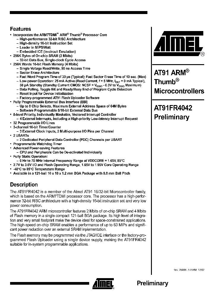 AT91FR40162_4207986.PDF Datasheet
