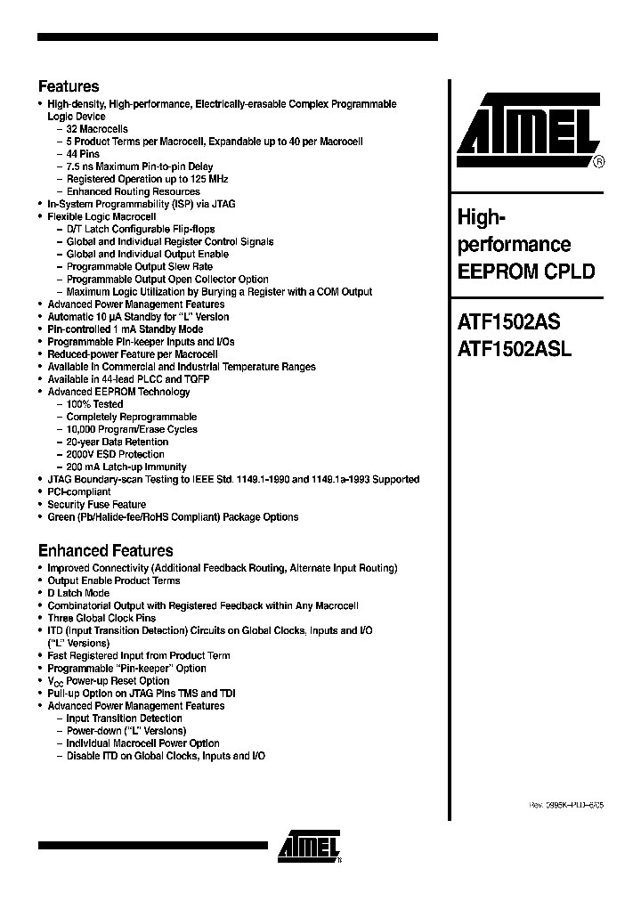 ATF1502AS-15AC44_4488325.PDF Datasheet