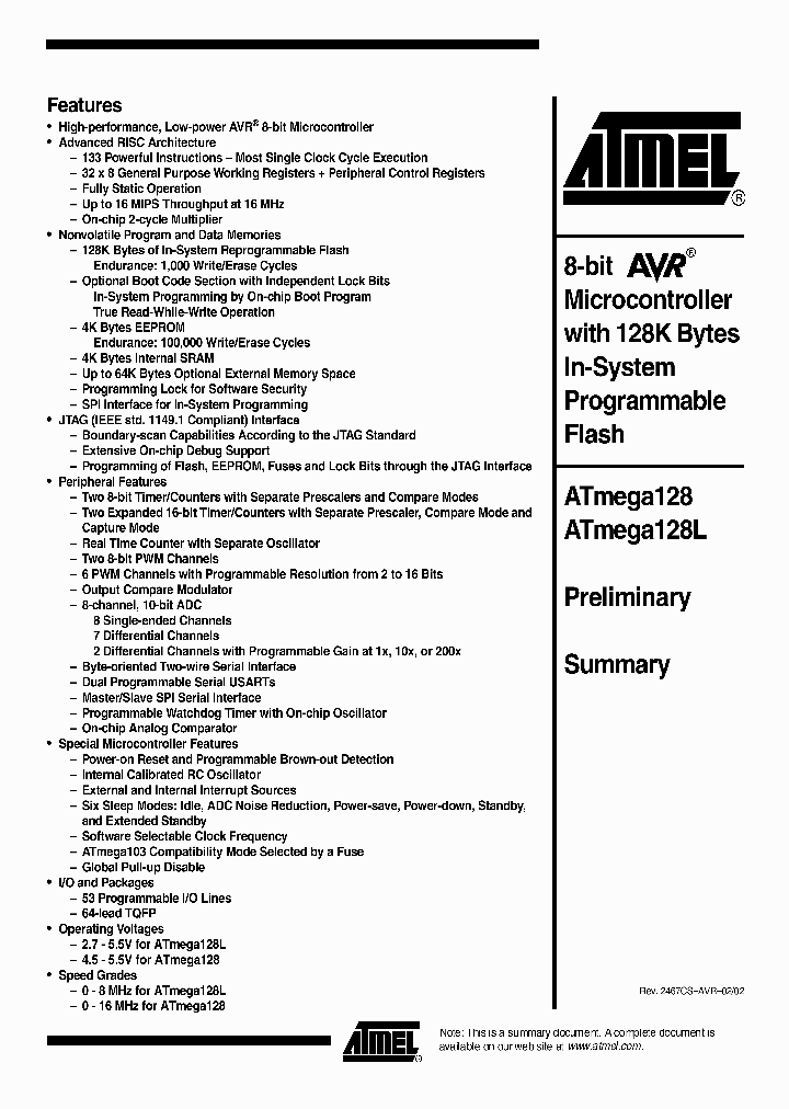 ATMEGA12802_4794283.PDF Datasheet