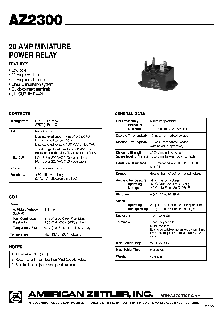 AZ2300-1C-24D_4498782.PDF Datasheet