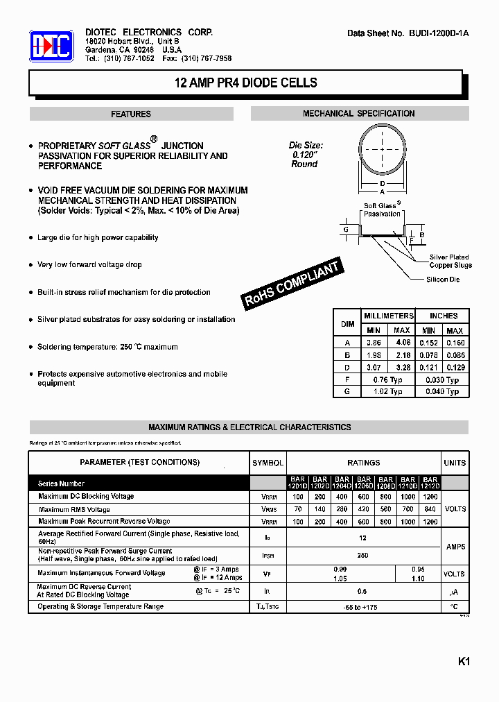 BAR1201D_4177102.PDF Datasheet