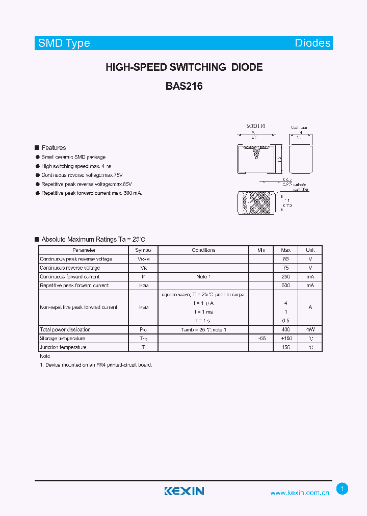 BAS216_4341621.PDF Datasheet