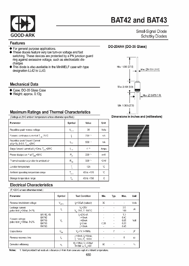BAT43_4218837.PDF Datasheet