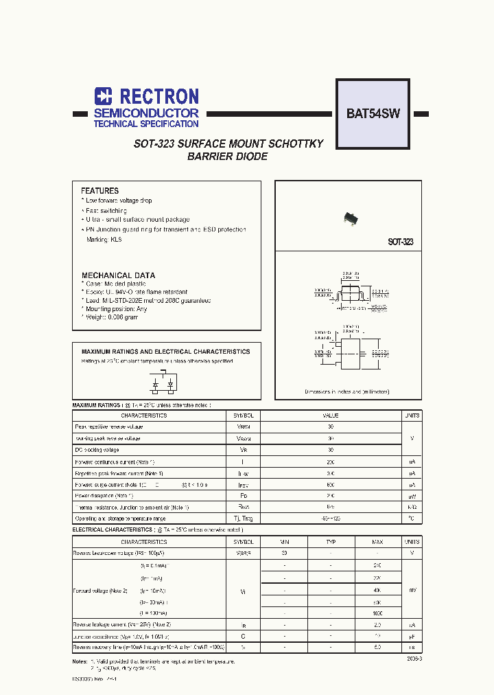 BAT54SW_4772691.PDF Datasheet
