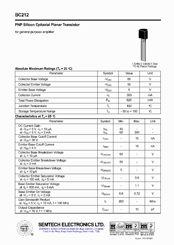 BC212_4544430.PDF Datasheet