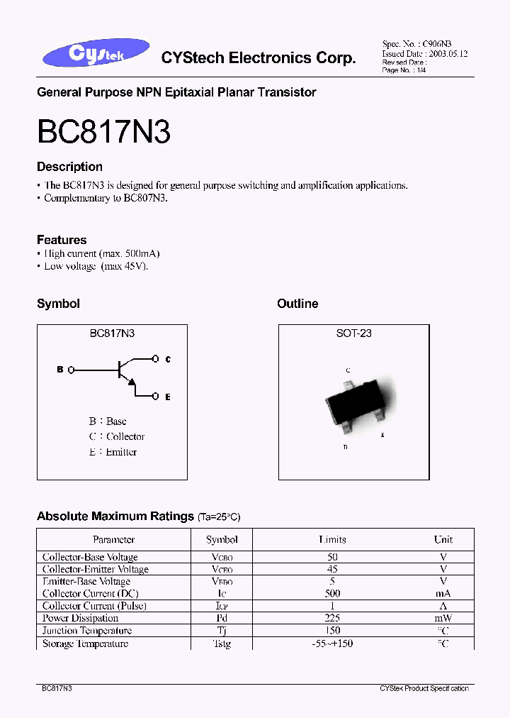 BC817N3_4671019.PDF Datasheet