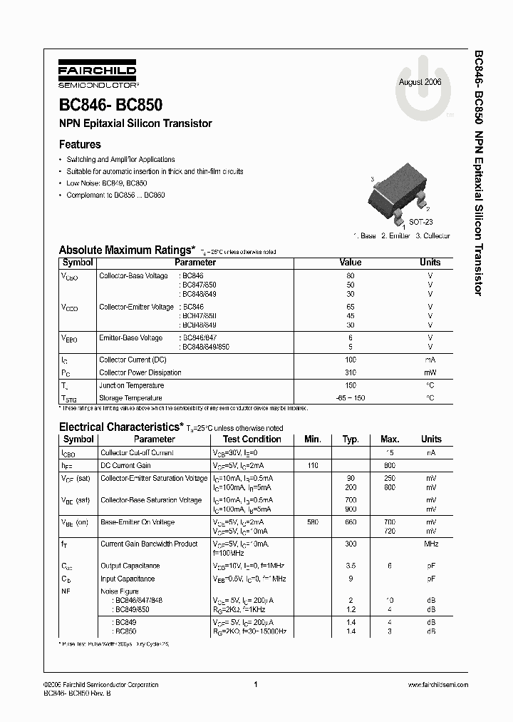 BC848AMTF_4690602.PDF Datasheet