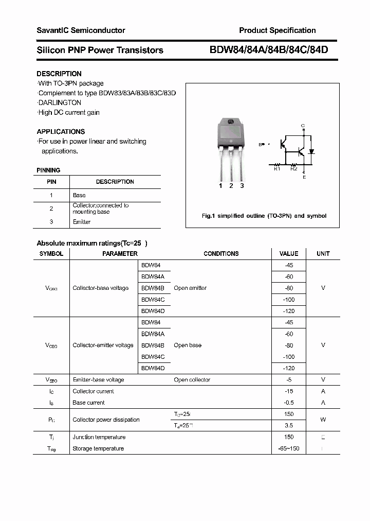 BDW84A_4443727.PDF Datasheet