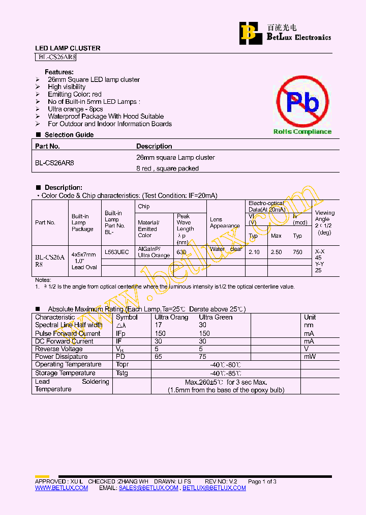 BL-CS26AR8_4428799.PDF Datasheet