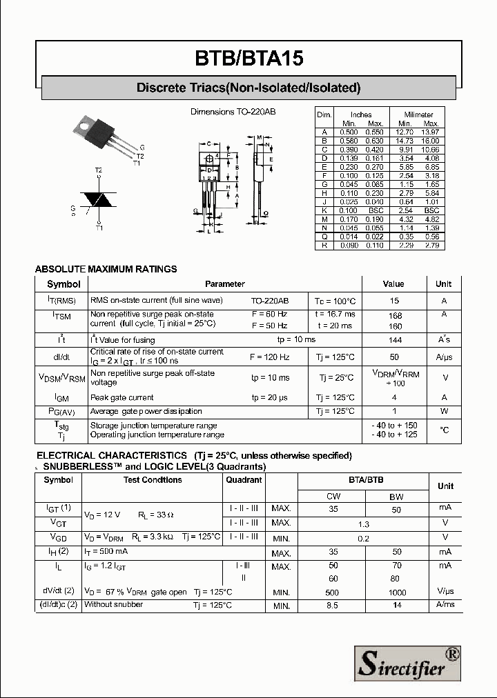 BTA15_4197520.PDF Datasheet