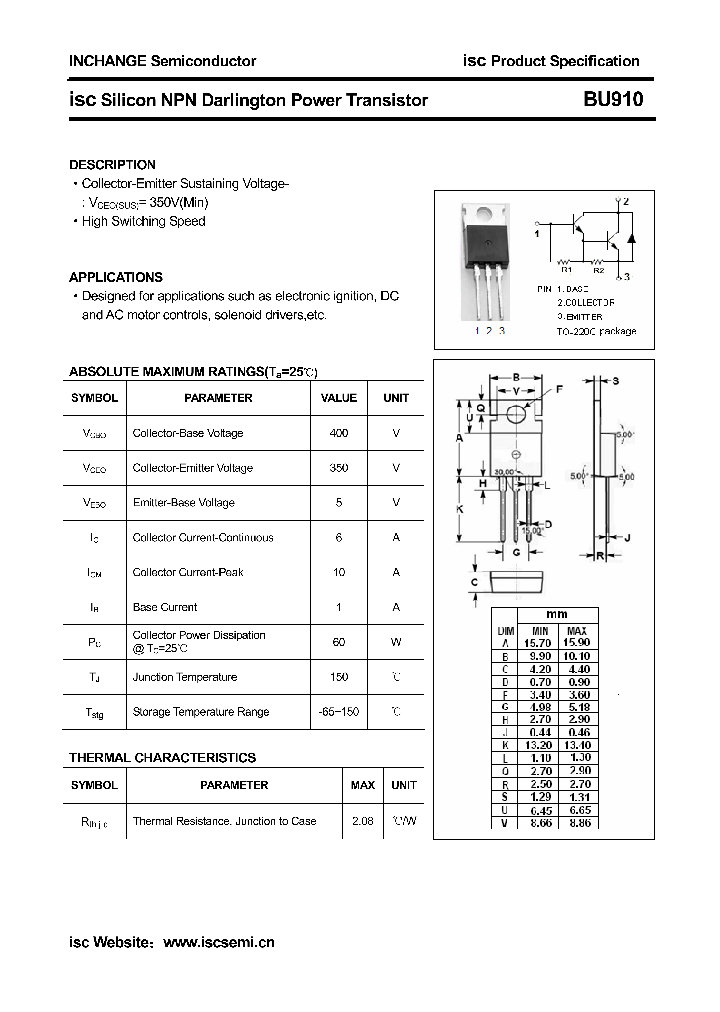BU910_4282990.PDF Datasheet
