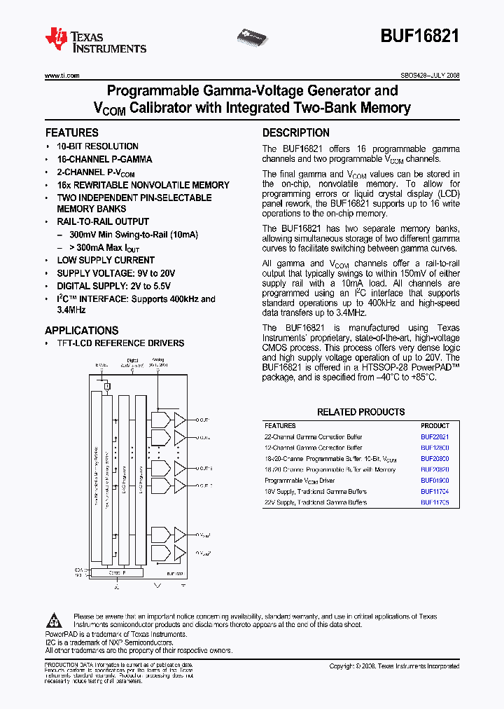 BUF16821_4238263.PDF Datasheet